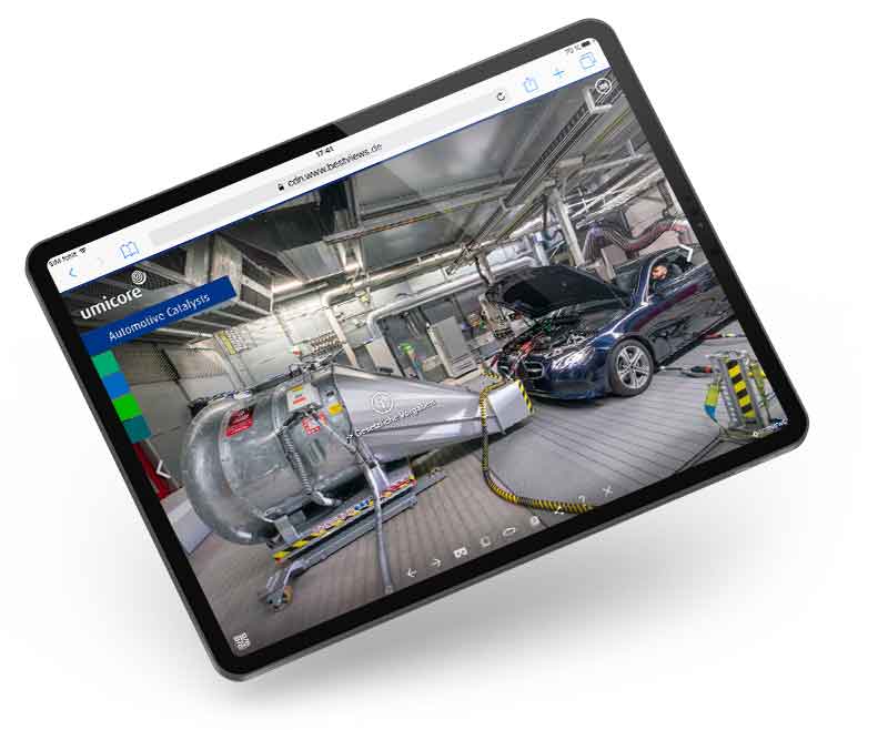 Virtuelle Werksführung Umicore ipad Virtuelle Werksführung am Beispiel Umicore am Ipad erleben