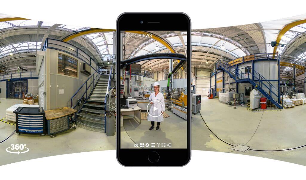 Virtuelle Werksführung Fraunhofer-IVV Virtuelle Werksführung am Beispiel Fraunhofer Institut IVV am Smartphone erleben