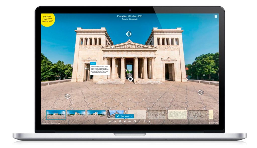 Virtuelle Führung Propylaen München Virtuelle Führung durch die Propyläen am Königsplatz in München