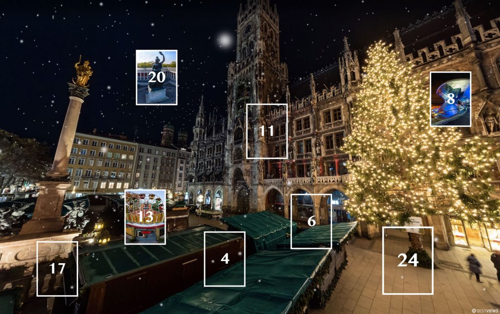 virtueller 360 Grad Adventskalender München