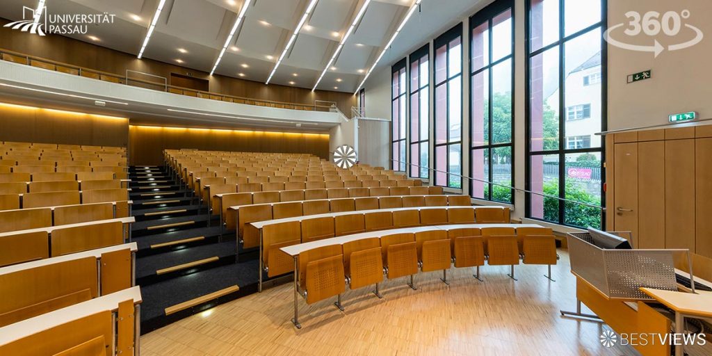 virtueller Campus Rundgang der Uni Passau in 360 erleben