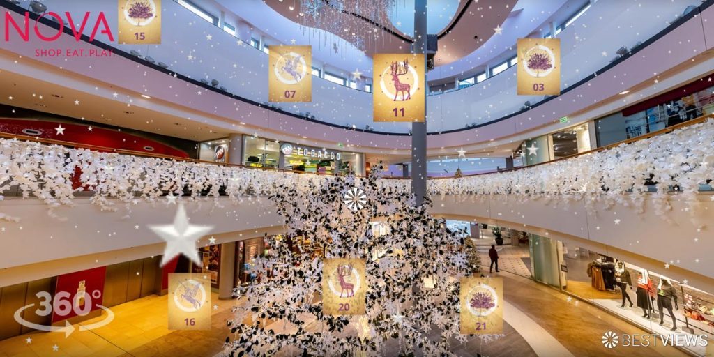 Erleben Sie das NOVA Leipzig im 360 Grad Online Adventskalender.