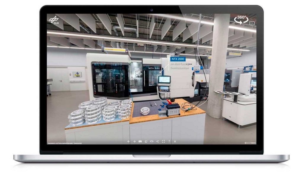 Virtuelle Werksführung DLR-Robotik Virtuelle Werksführung am Beispiel DLR am Desktop erleben