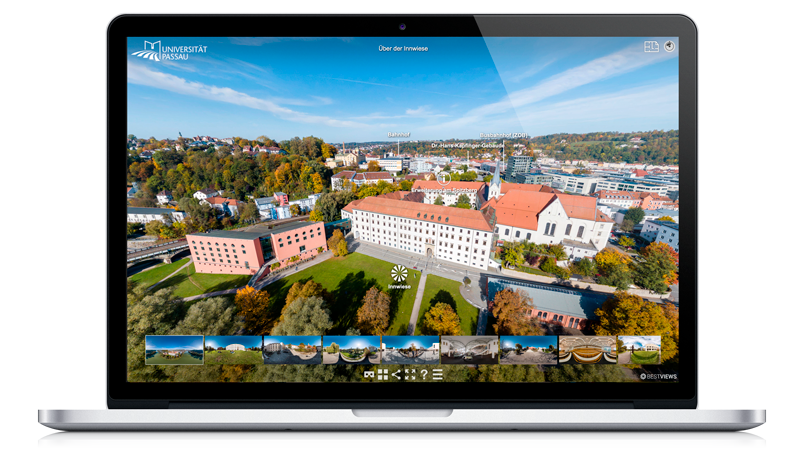 Virtueller Campus Uni-Passau Virtueller Campus Uni Passau in 360° erleben