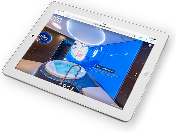 ipad_Bestviews-360-Grad-Rundgang-Spa-MySpa Erleben Sie im 360 Grad Rundgang Spa -und Wellness Erlebnisse der Extraklasse.