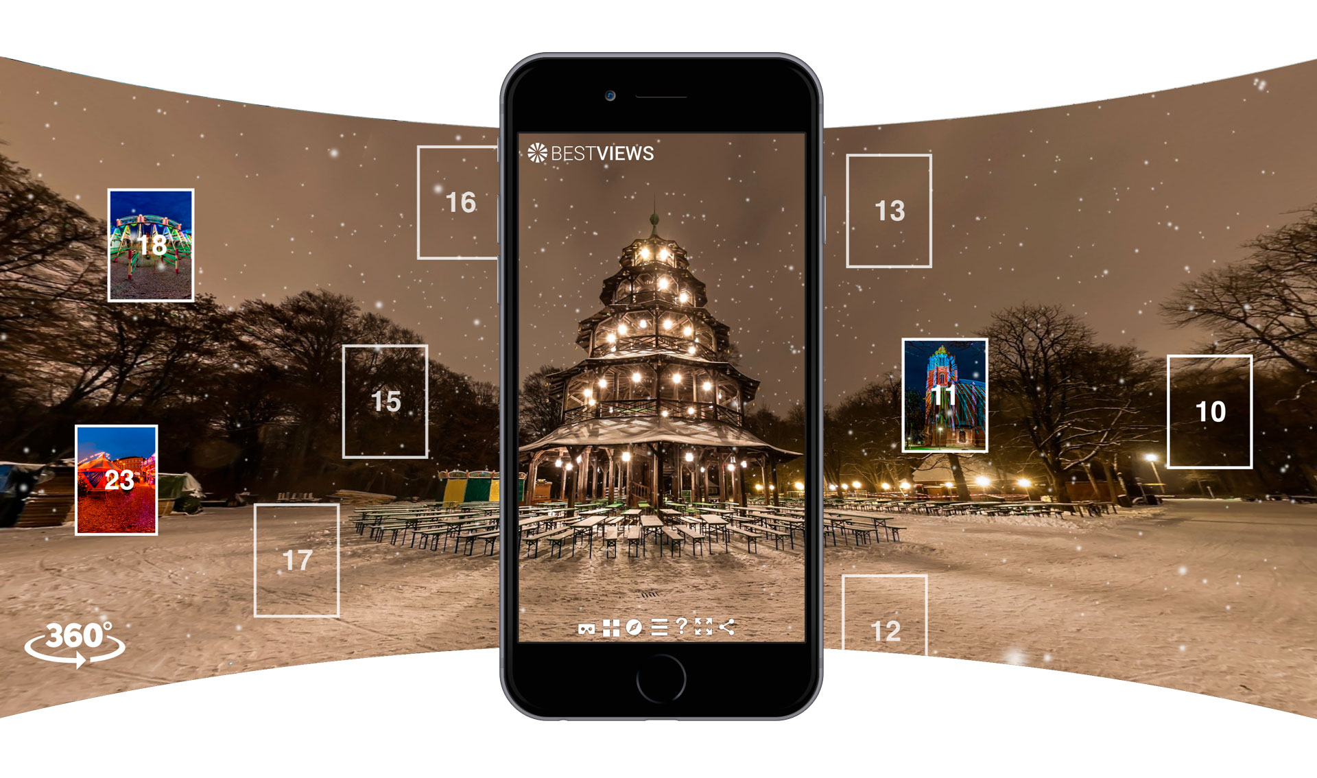 iphone-360-Grad-Adventskalender-München virtueller 360 Grad Adventskalender München