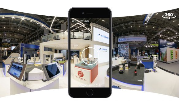 virtueller 360 Grad Messestand Kemper System mit dem Smartphone erleben virtueller 360 Grad Messestand Kemper System mit dem Smartphone erleben
